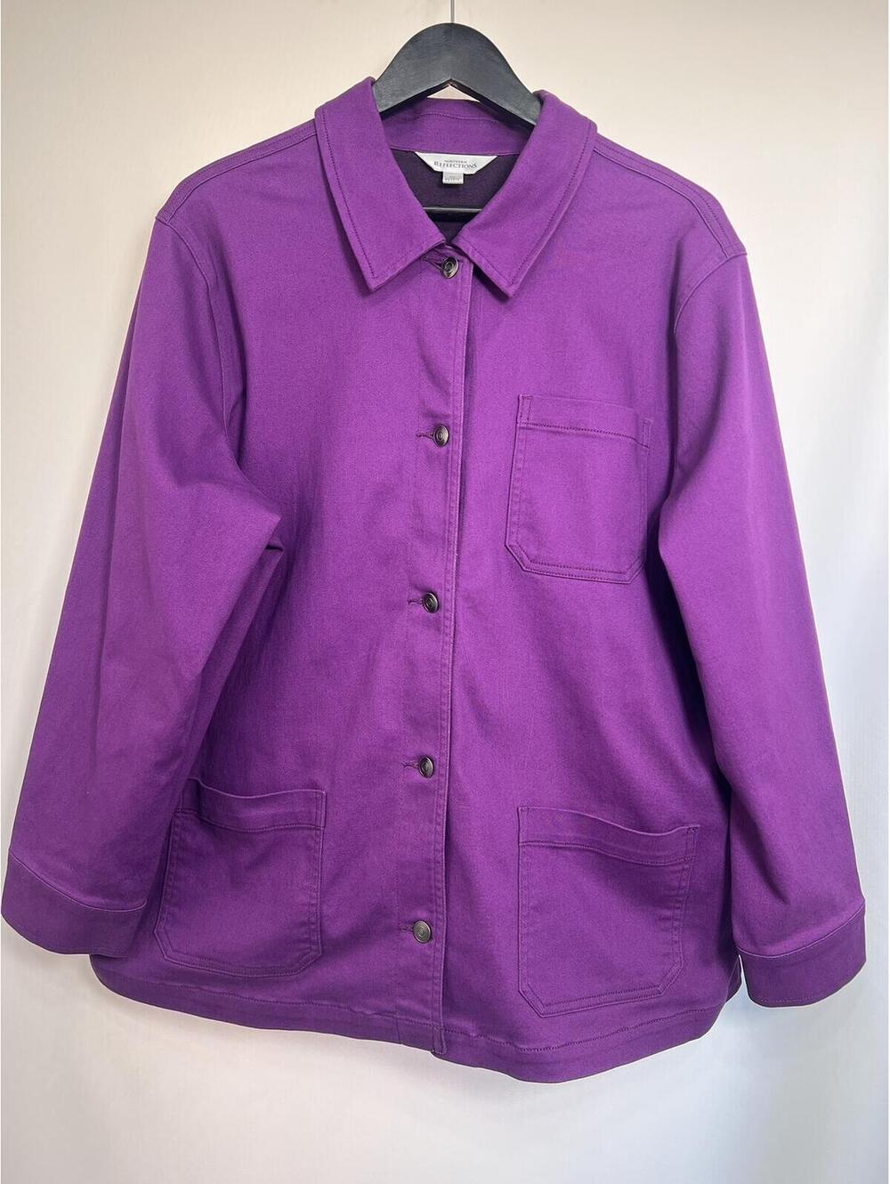 Northern Reflections Button-Up Jacket Women's XL NEW